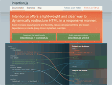Tablet Screenshot of intentionjs.com